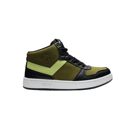 Tenis PONY City Wings Mid ARMY Unisex Moda Casual Caminar