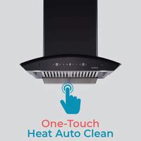 Elica BFCG 600 HAC LTW MS NERO Auto Clean Wall Mounted Black 1350 CMH ...