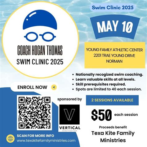 TKFM Hogan Thomas Swim Clinic 2025, Young Family Athletic Center ...