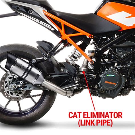 CAT ELIMINATOR (LINK PIPE) for Ktm Duke 125 2017 - 2020 | LeoVince