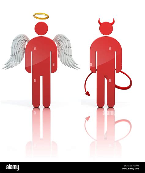 Good And Bad Conscience Stock Photos & Good And Bad Conscience Stock ...