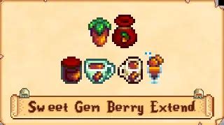 Sweet Gem Berry Extend at Stardew Valley Nexus - Mods and community