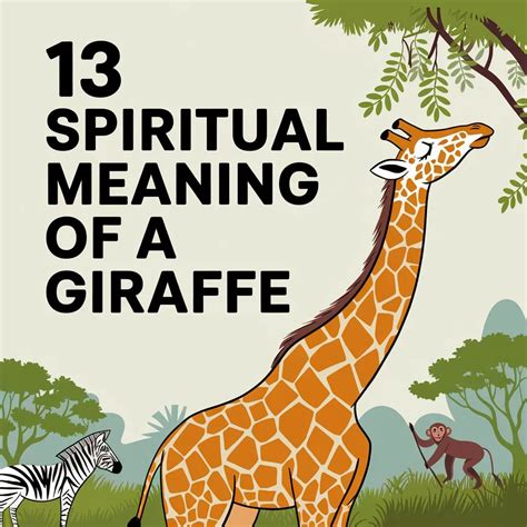 13 Spiritual Meanings of a Giraffe: Vision and Perspective