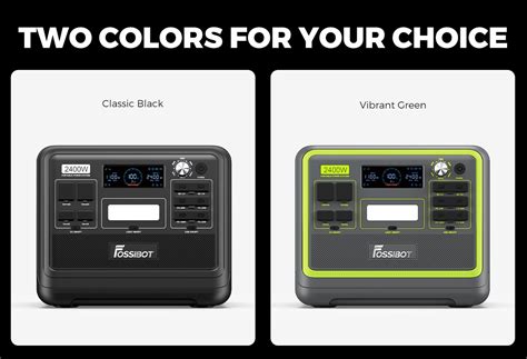 FOSSiBOT F2400 + 2 FOSSiBOT SP200 200W Solar Panels Kit