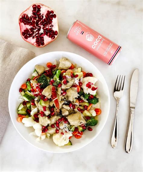 Transforming Leftovers into a Delicious Green Curry Chicken Pomegranate Salad