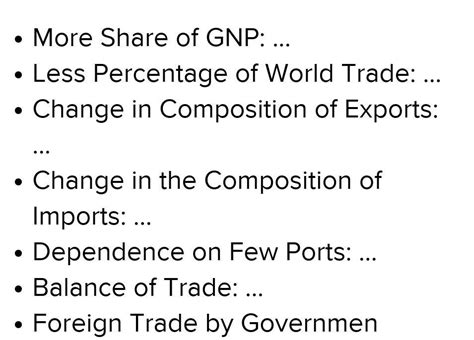 State any five characteristics of India's international trade - Brainly.in