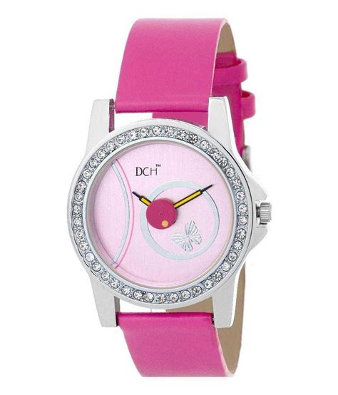 DCH Pink Analog Watch Price in India: Buy DCH Pink Analog Watch Online ...