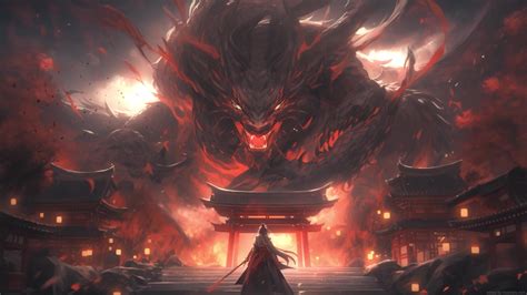 Warrior Vs Demon Boss Fight Live Wallpaper - MoeWalls