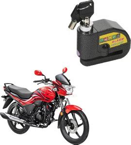 Jetnix Motorcycle Alarm Lock 110db Heavy Duty Anti-Theft Alarm For Hero ...