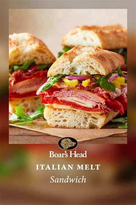 Boar's Head Italian Melt Sandwich Recipe