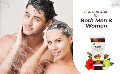 Buy VCare Shikkakai Paste-150gm For Hair Wash with Soy Protein and ...