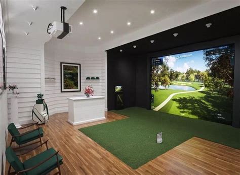golf simulator for home garage