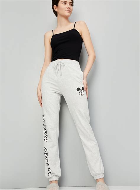 Buy Women Mickey Mouse Printed Joggers Online at just Rs. 599.0 ...