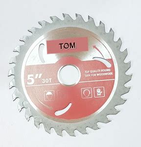 TOM 5" High Grade Circular TCT SAW Blade 30 Teeth Wood/Plywood (Pack of ...