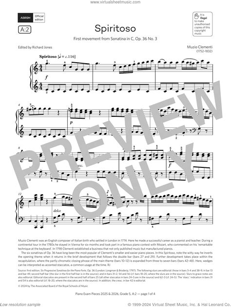 Spiritoso (Grade 5, list A2, from the ABRSM Piano Syllabus 2025 and ...