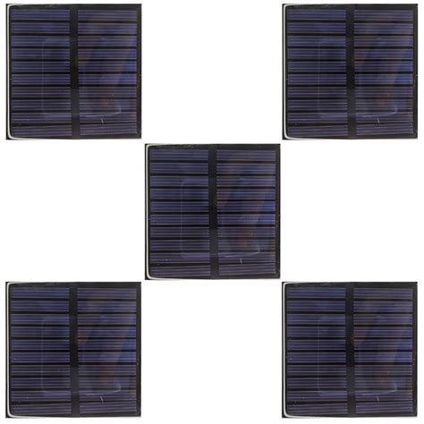 TESTIN ELECTRONICS 5PCS Solar for DIY Square Shape Mini Solar Panel 6V ...