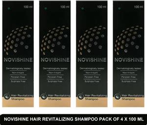 novishine hair revitalizing shampoo #dermatologically tested shampoo ...