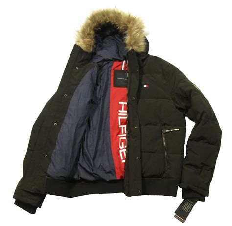 Tommy hilfiger fur jacket mens sales