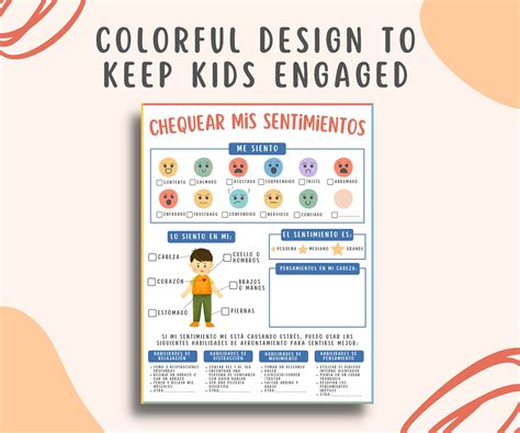 Feelings Check-in Spanish Worksheet for Kids & Teens - Etsy