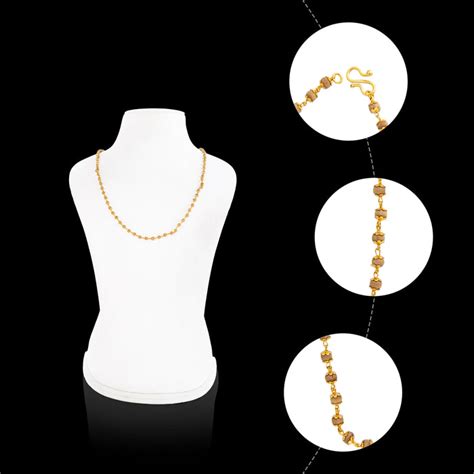 Copper Cup Tulasi Mala | Tulasi Japa Mala | Thulasi Malai