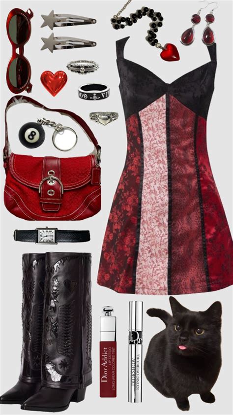 black cat vibes #outfit #fashion #outfitideas #outfitinspo #y2k # ...