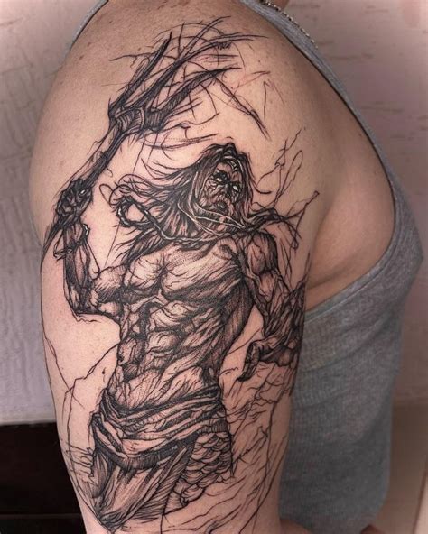 25 Coolest Poseidon Tattoo - Small Tattoos & Ideas