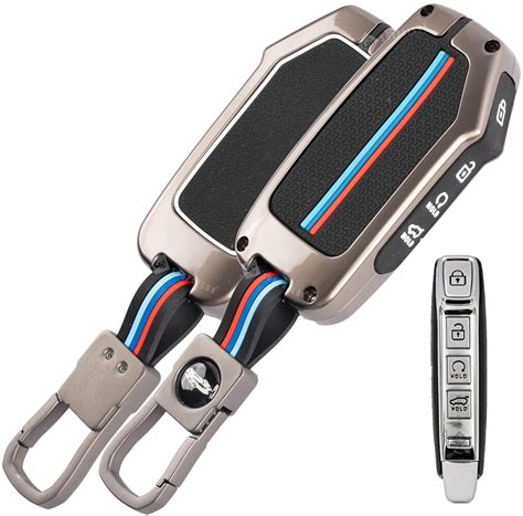 SHOPOFLUX Metal Key Cover Compatible with Kia Seltos 2024 2023 Facelift ...