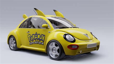 Pokemon car model in Blender 3D 3D model | CGTrader