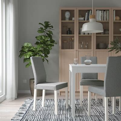 KÄTTIL chair, white/Knisa light grey - IKEA