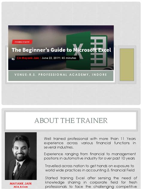 Image result for Beginners Guide to Excel