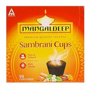 Mangaldeep Sambrani Cups 48 nos Box : Amazon.in: Home & Kitchen