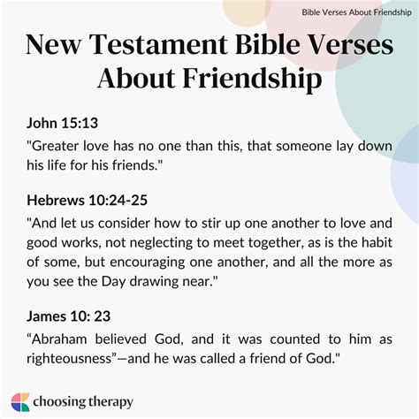 Friendship Bible Verses