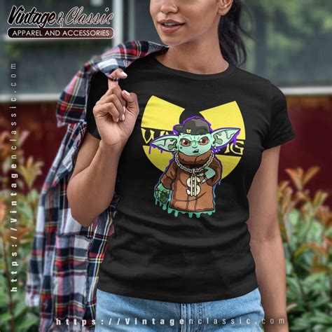 Baby Yoda Rapper Wu Tang Shirt - Vintagenclassic Tee