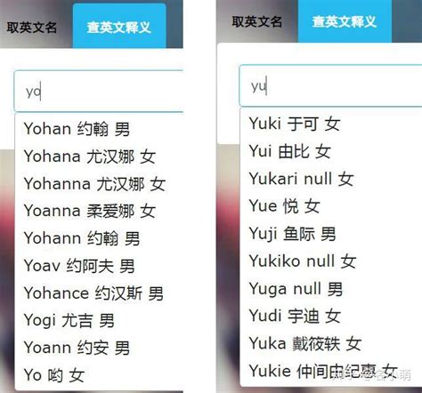 有什么好听的Yo或Yu开头的英文名？ - 知乎