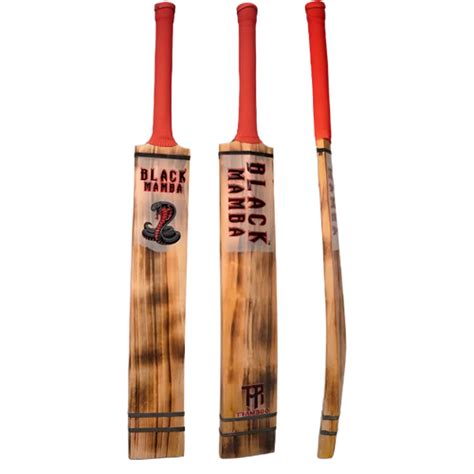 Black Mamba Kashmir Willow Cricket Bat For Hard Tennis | Top Grade ...