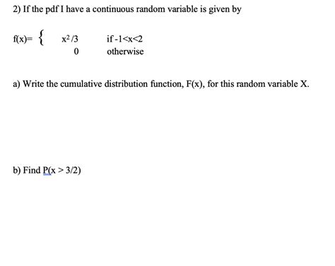 Image result for Prob for Continuous Random Variable