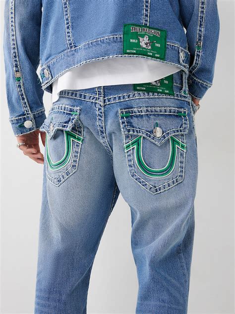 Shop True Religion Men Faded Straight Fit Jeans Online – Iconic India