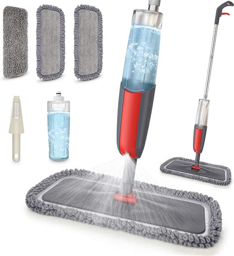 Microfibre Mop Spray Floor Mop with Spray for Floor Cleaning -MEXERRIS ...