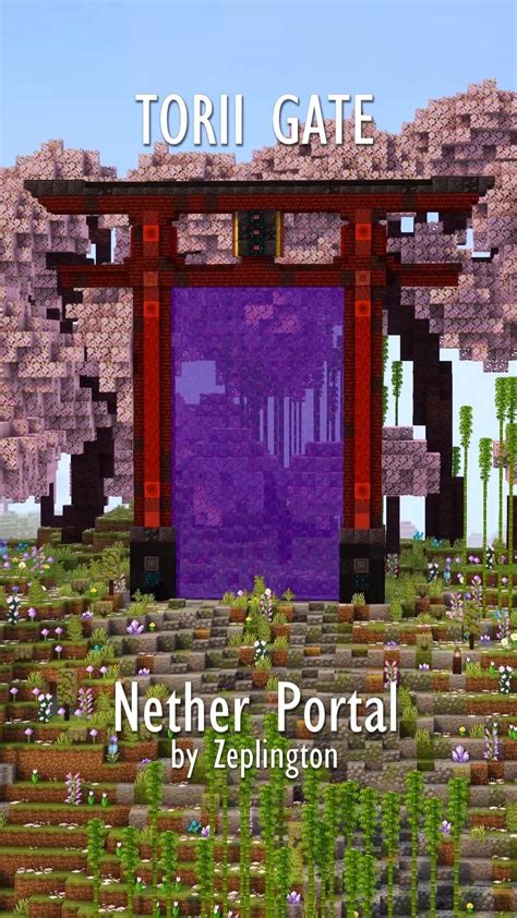 Nether Portal Design in Minecraft