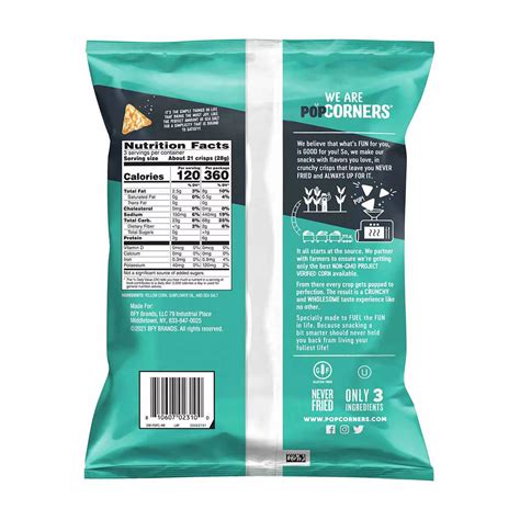 Buy PopCorners Popped-Corn Snacks, Sea Salt, 3 oz from Dollar General ...