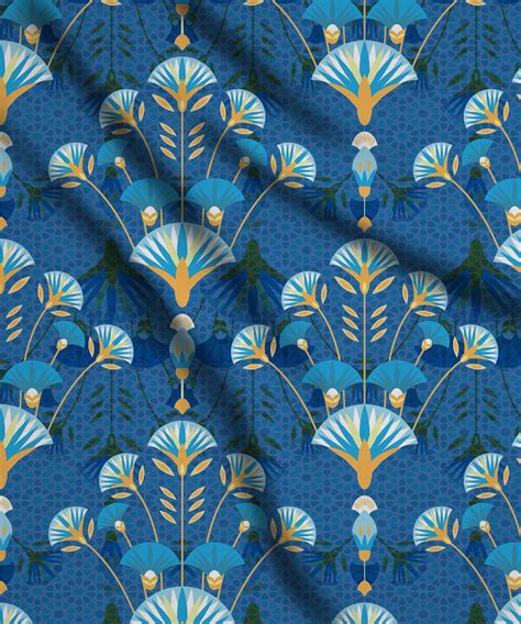 Buy Navy Blue Dream Catcher Print Online at Wholesale Prices | – Fabric ...