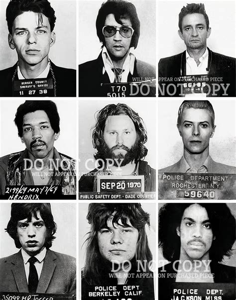 Celebrity Mug Shots