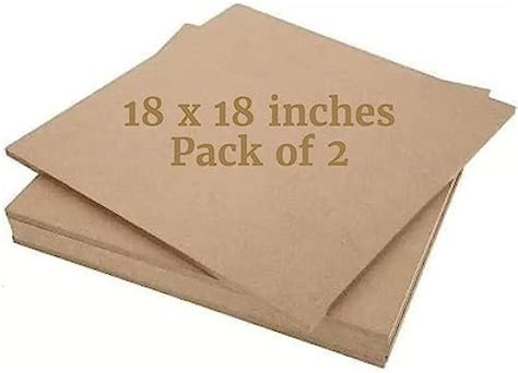 Estella® 18 x 18 Inch Square MDF Cutouts - Wood Boards for Art, Craft ...