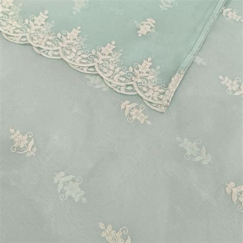 Set 29-8th June- Sea Green Organza Kota - Elegant Thread neck concept ...