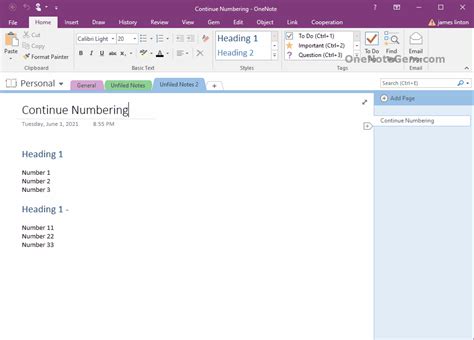Number Counter for OneNote Not Working 的图像结果