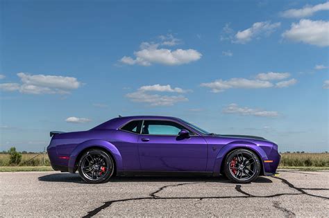2019 Dodge Challenger SRT Hellcat Redeye Widebody. Stunning in purple. | Dodge challenger, Dodge ...