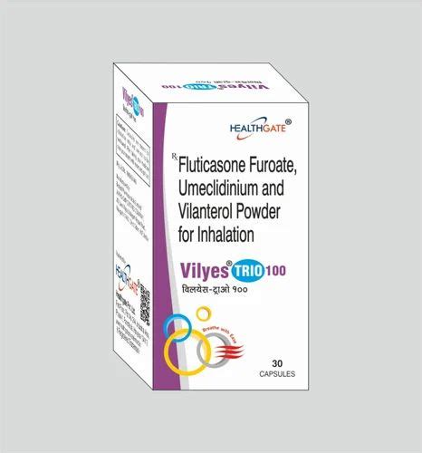 ROTACAP - Vilanterol 25 Fluticasone 100 Umeclidinium 62.5 mcg Trader ...