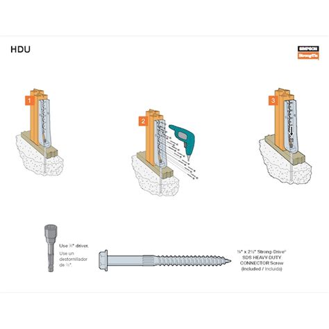 Simpson Strong-Tie 8-3/4-in 14 -Gauge Galvanized Steel Holddown Wood to ...