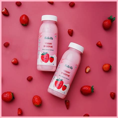 Yogurt Smoothie | Strawberry Splash – Fidelo
