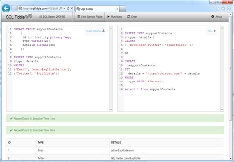 Image result for How to Create a SQL Database On SQL Fiddle
